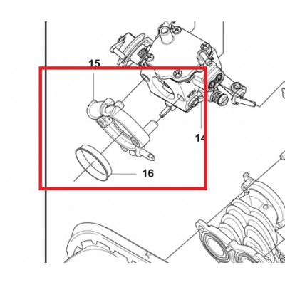 Фланець Husqvarna 585, 592 XP (5932730-01)
