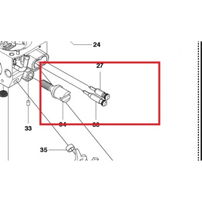 Жиклер Husqvarna 353, Jonsered CS 2153 (5371785-01)